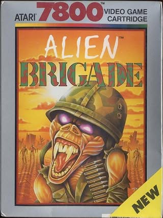 Обложка из Alien Brigade