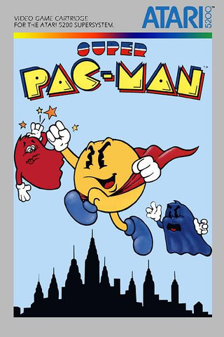 Обложка из Super Pac-Man